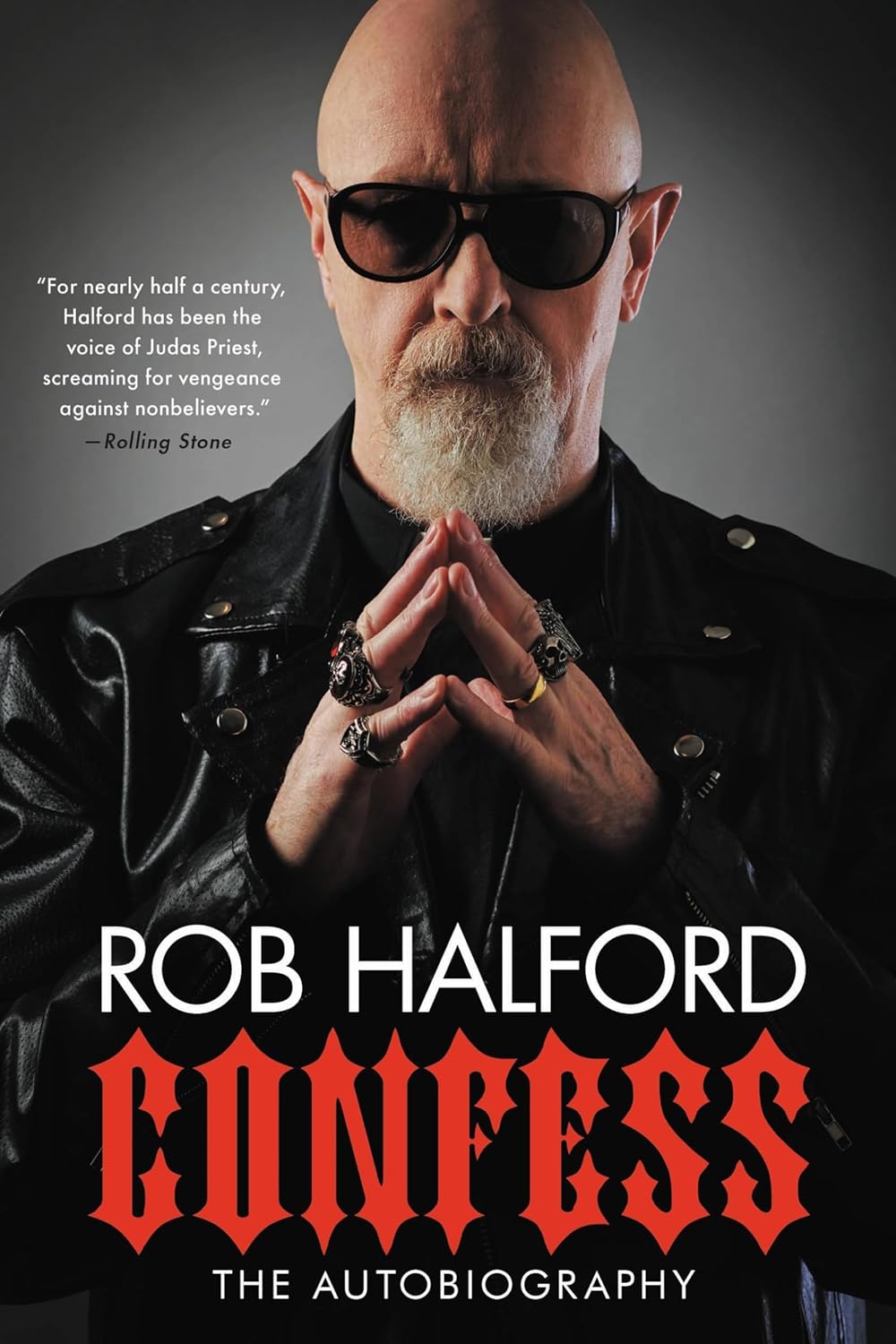 Rob Halford - "Confess: The Autobiography" Autographed Hardcover