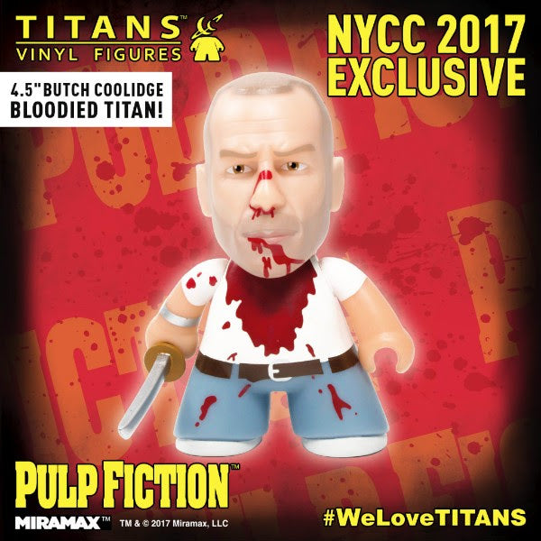 Pulp Fiction TITANS 4.5" Butch Coolidge Figure New York Comic Con 2017 Exclusive Bruce Willis Miramax