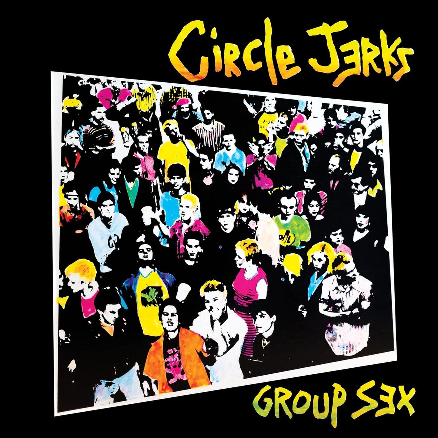Circle Jerks - “Group Sex” Cassette (Black/Yellow) Limited To 900