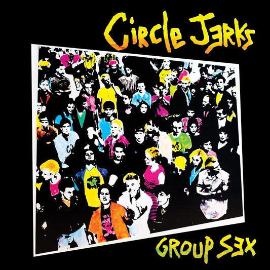 Circle Jerks - “Group Sex” Cassette (Black/Yellow) Limited To 900