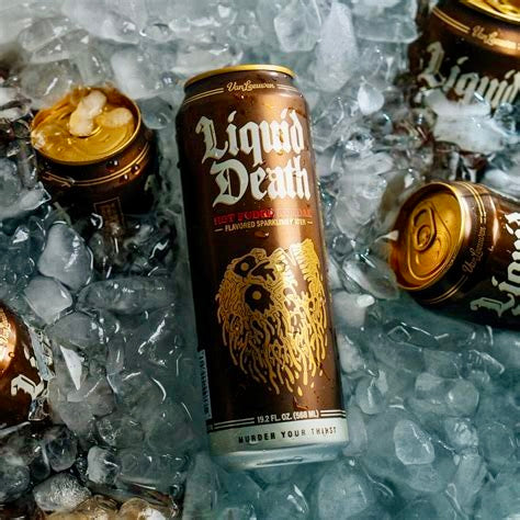 Liquid Death x Van Leeuwen Hot Fudge Sundae Flavored Sparkling Water