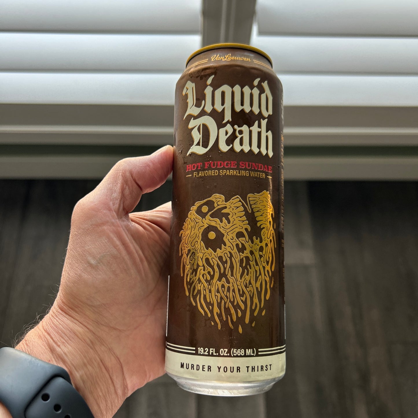 Liquid Death x Van Leeuwen Hot Fudge Sundae Flavored Sparkling Water