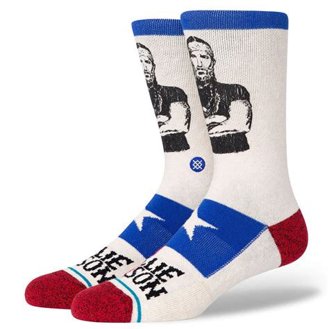 Willie Nelson Eagle Hemp Blend Infiknit Large Cushion Crew Socks by Stance Limited Edition
