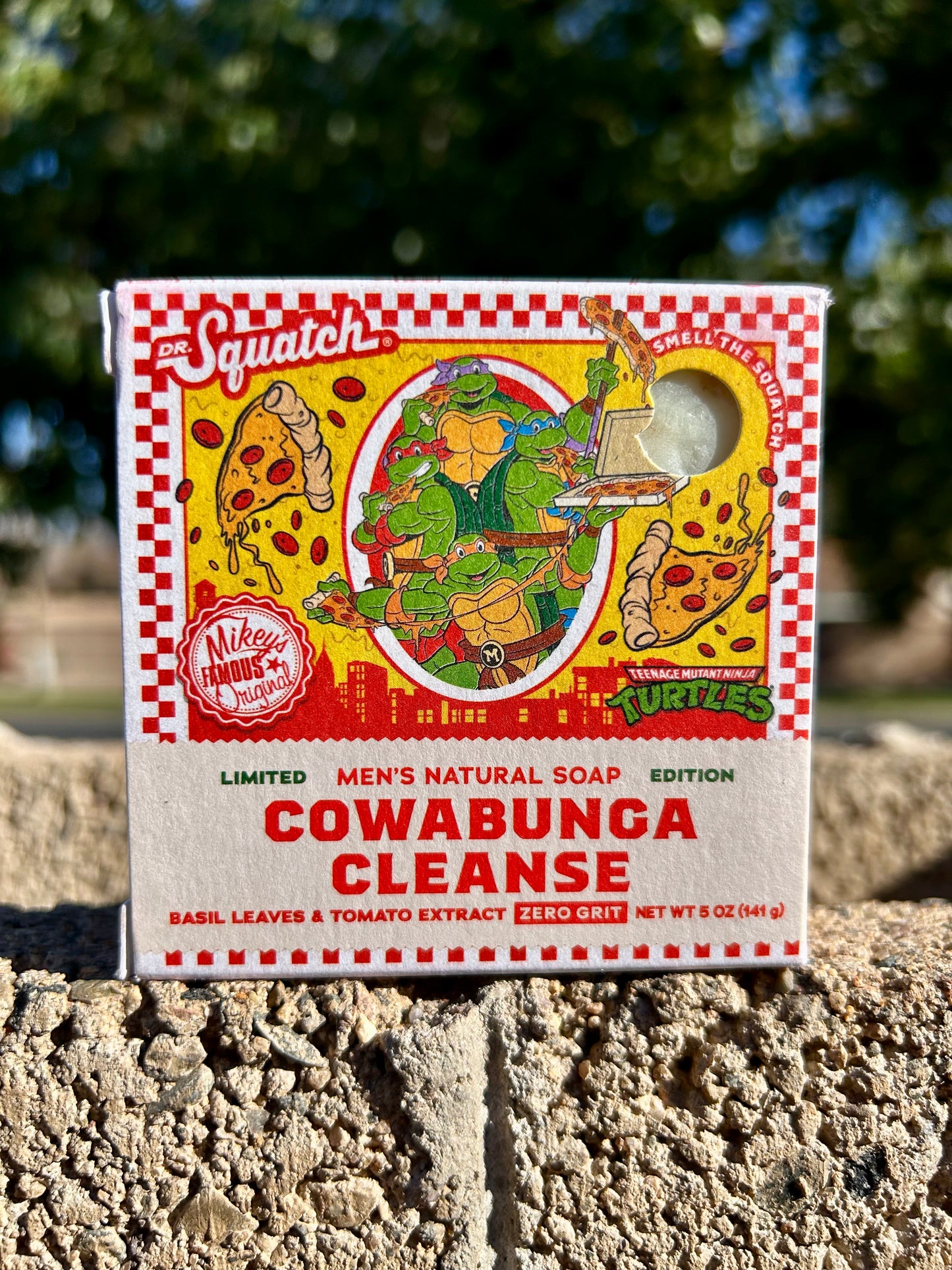 Dr. Squatch Cowabunga Cleanse TMNT Limited Edition Natural Bar Soap - Zero Grit
