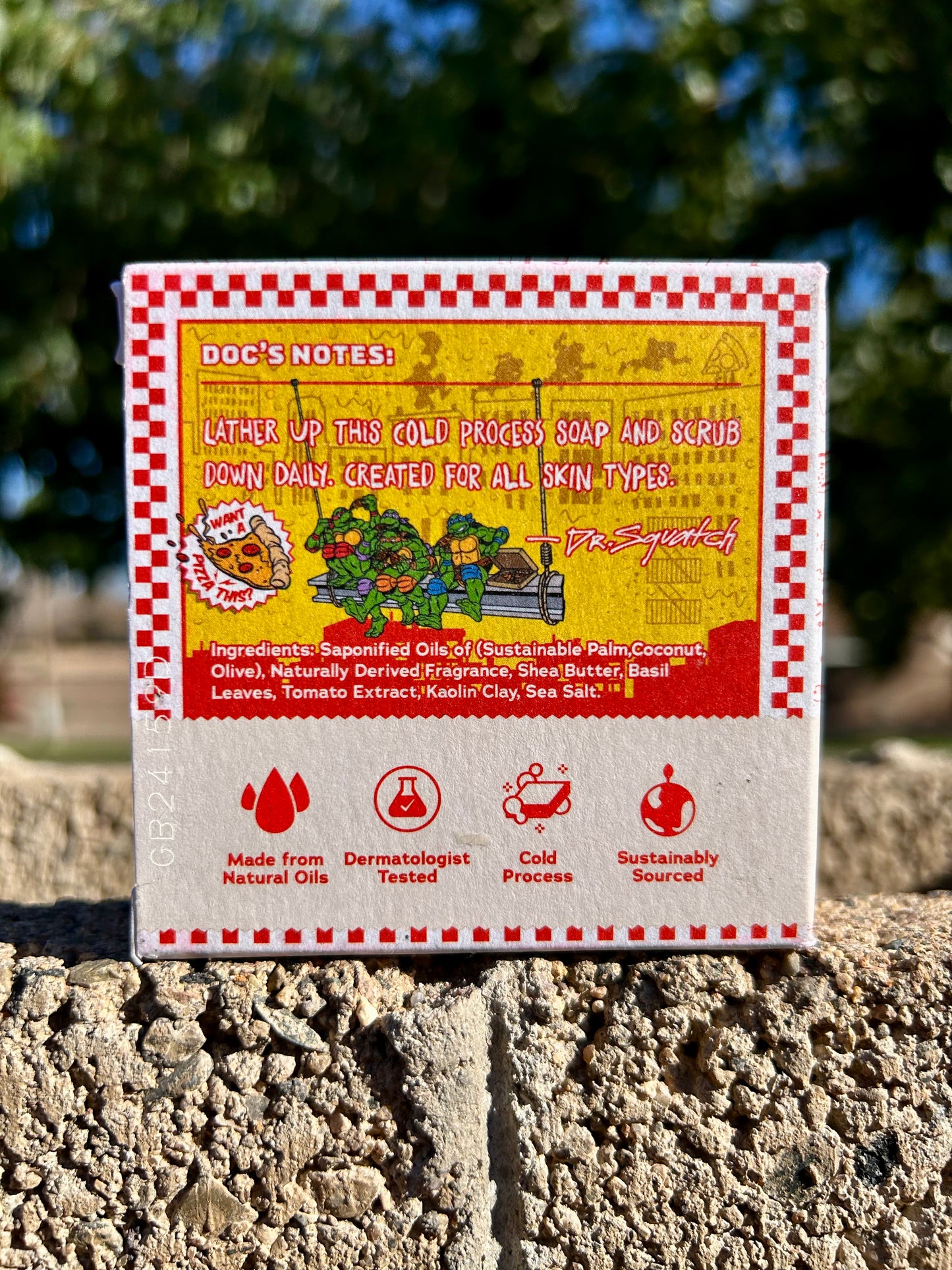 Dr. Squatch Cowabunga Cleanse TMNT Limited Edition Natural Bar Soap - Zero Grit