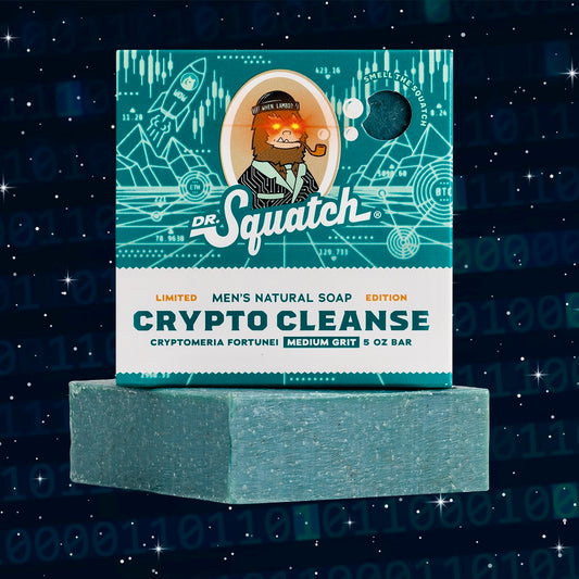 Dr. Squatch Crypto Cleanse Limited Edition Natural Soap Bar - Medium Grit